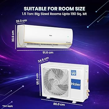 HAIER 1.5 TON AAD571000100JS1VP2R5